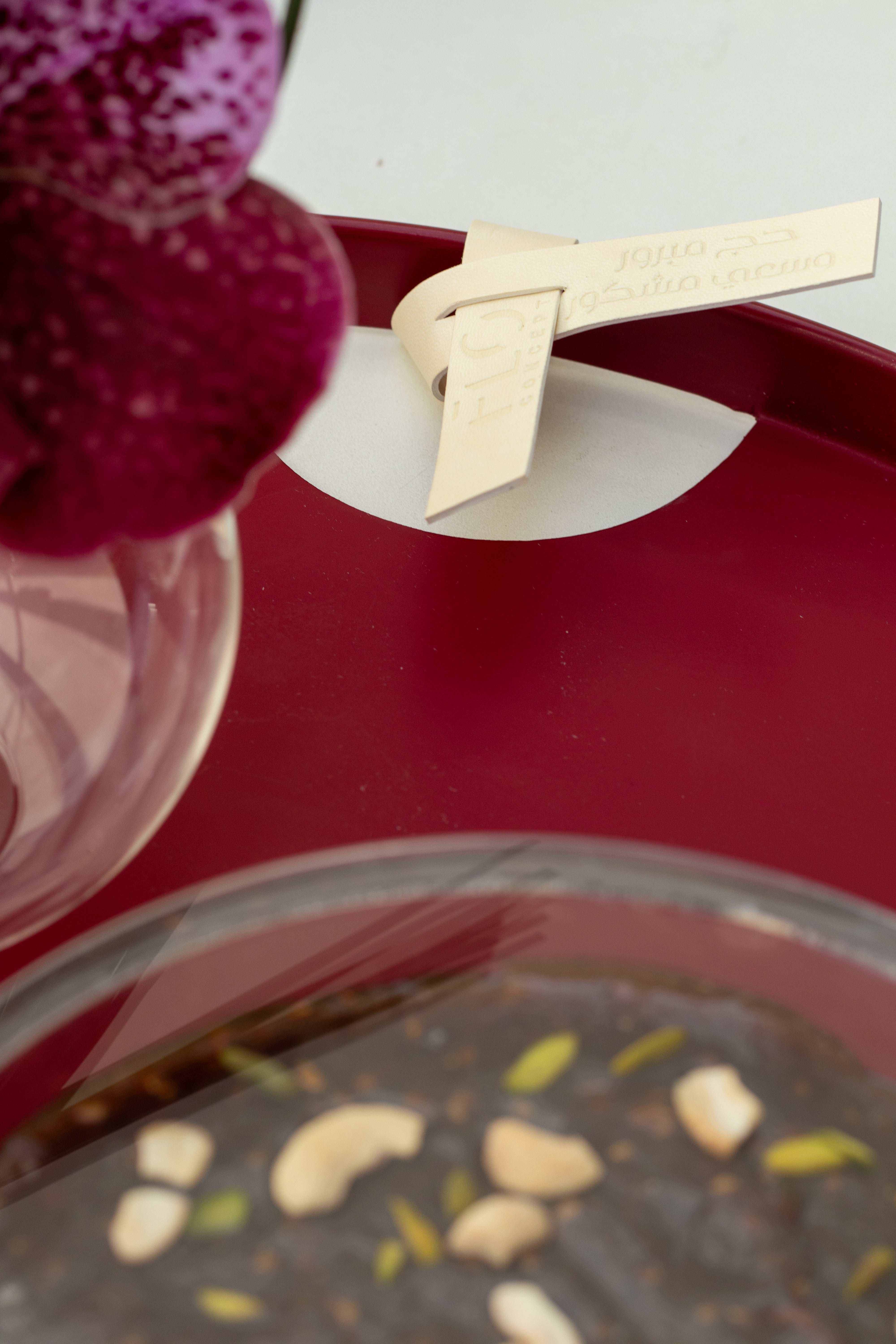 Large Tray with Flowers & Small Tray with Halva