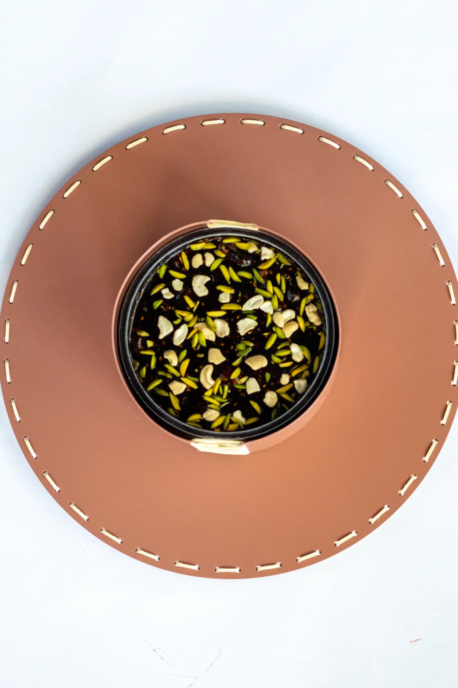 Stitched Tray w/ Halwa