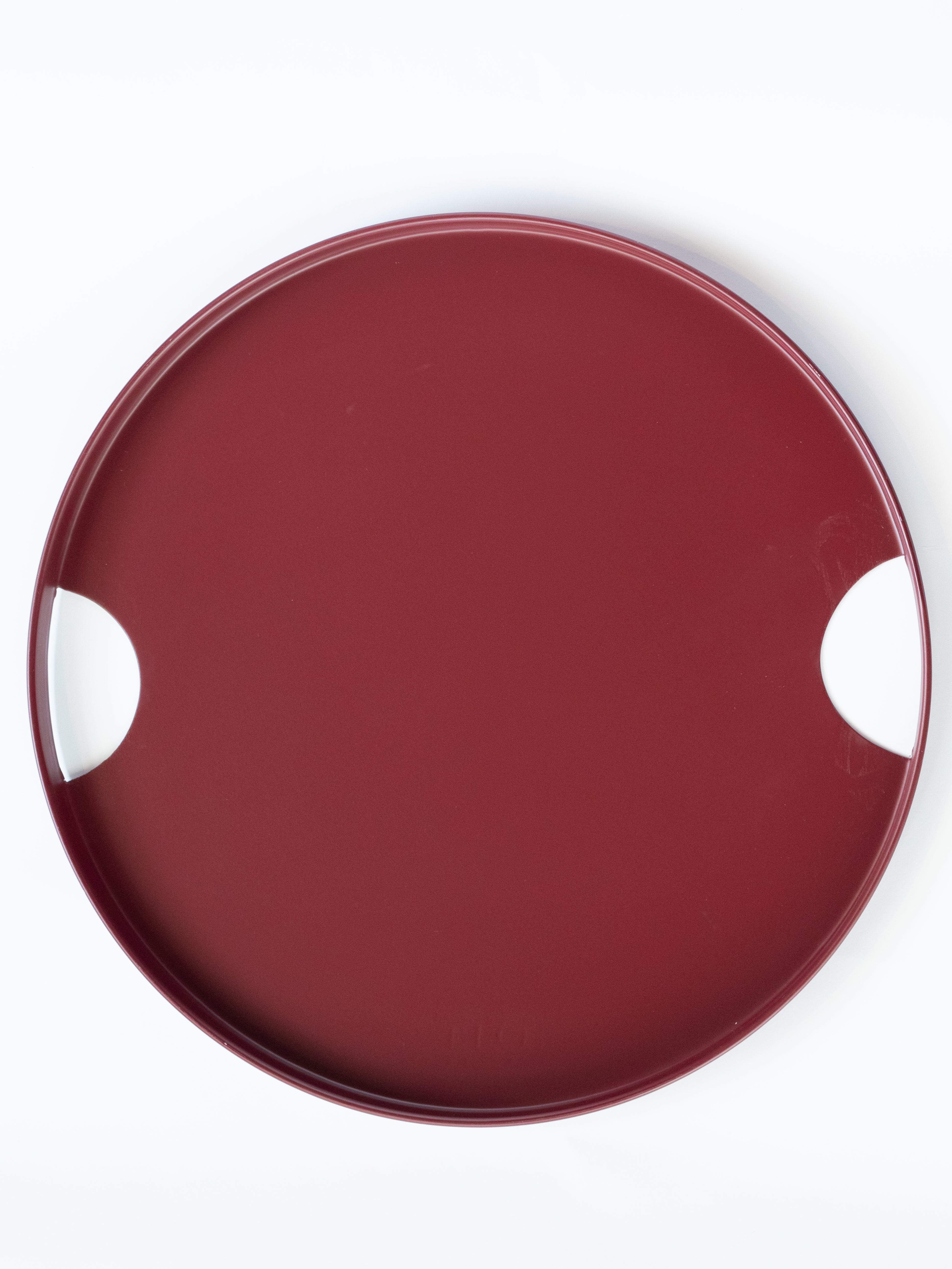 Round White Red