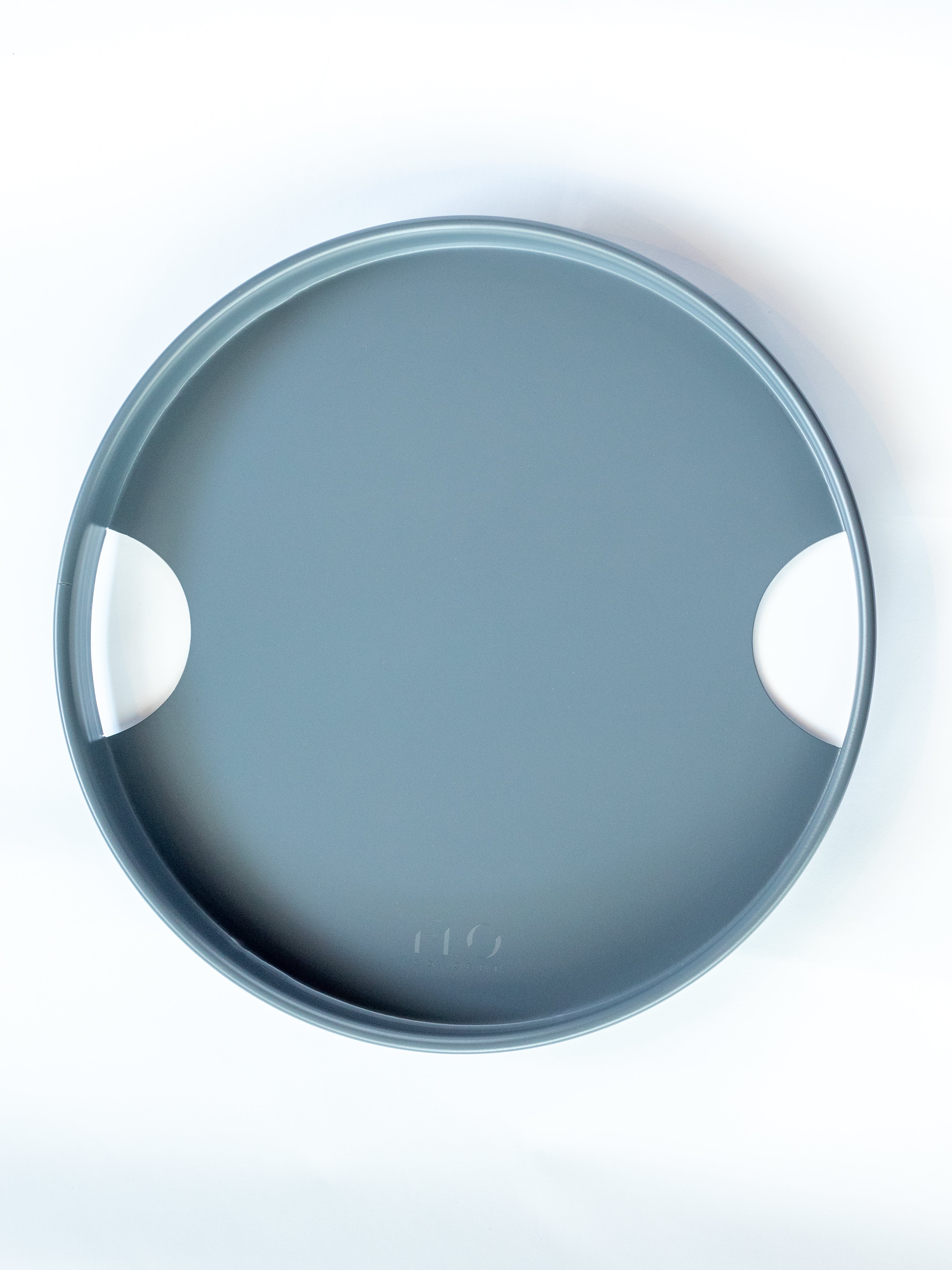 Round Grey Tray