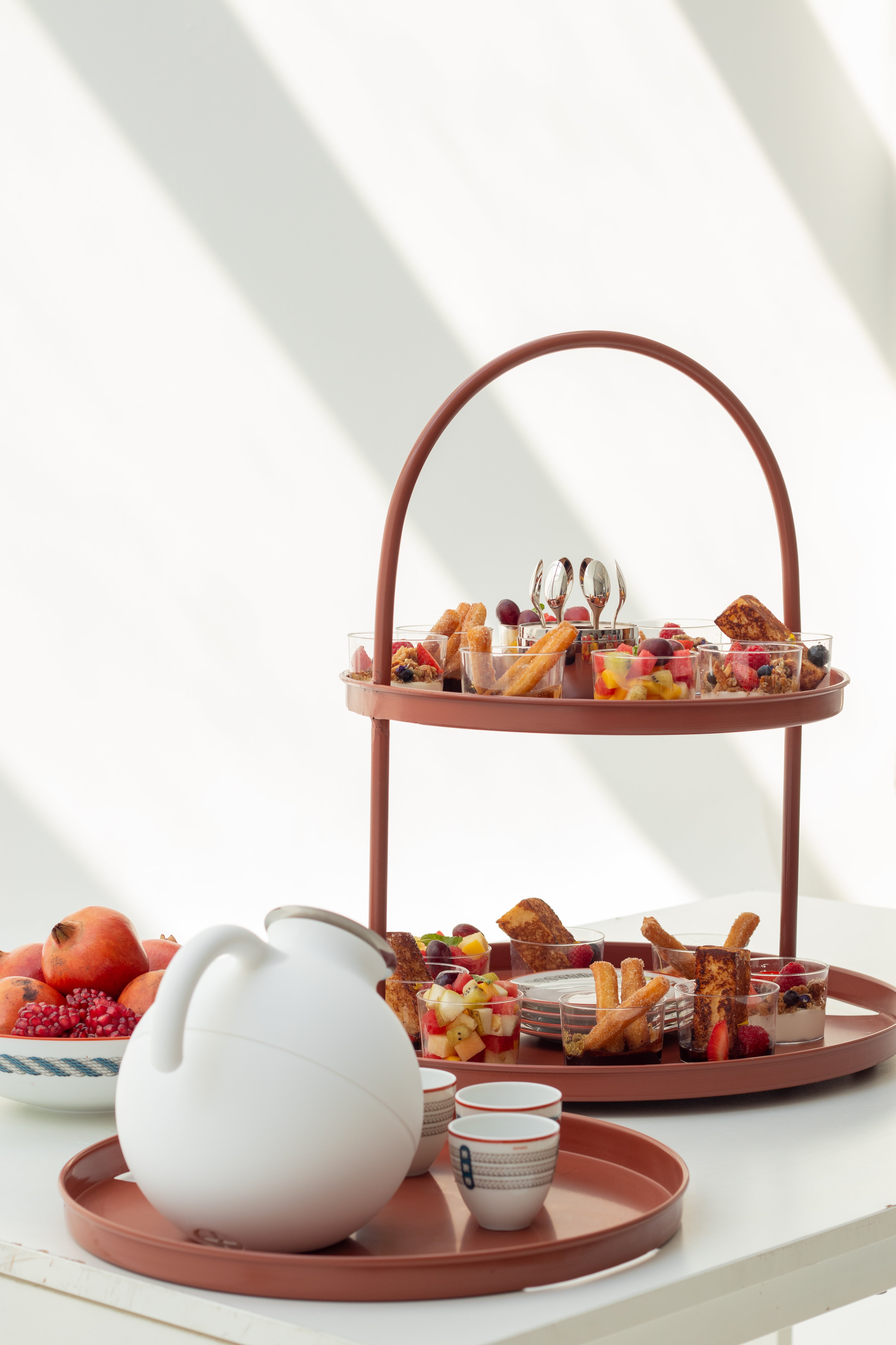 Stand with Small Tray