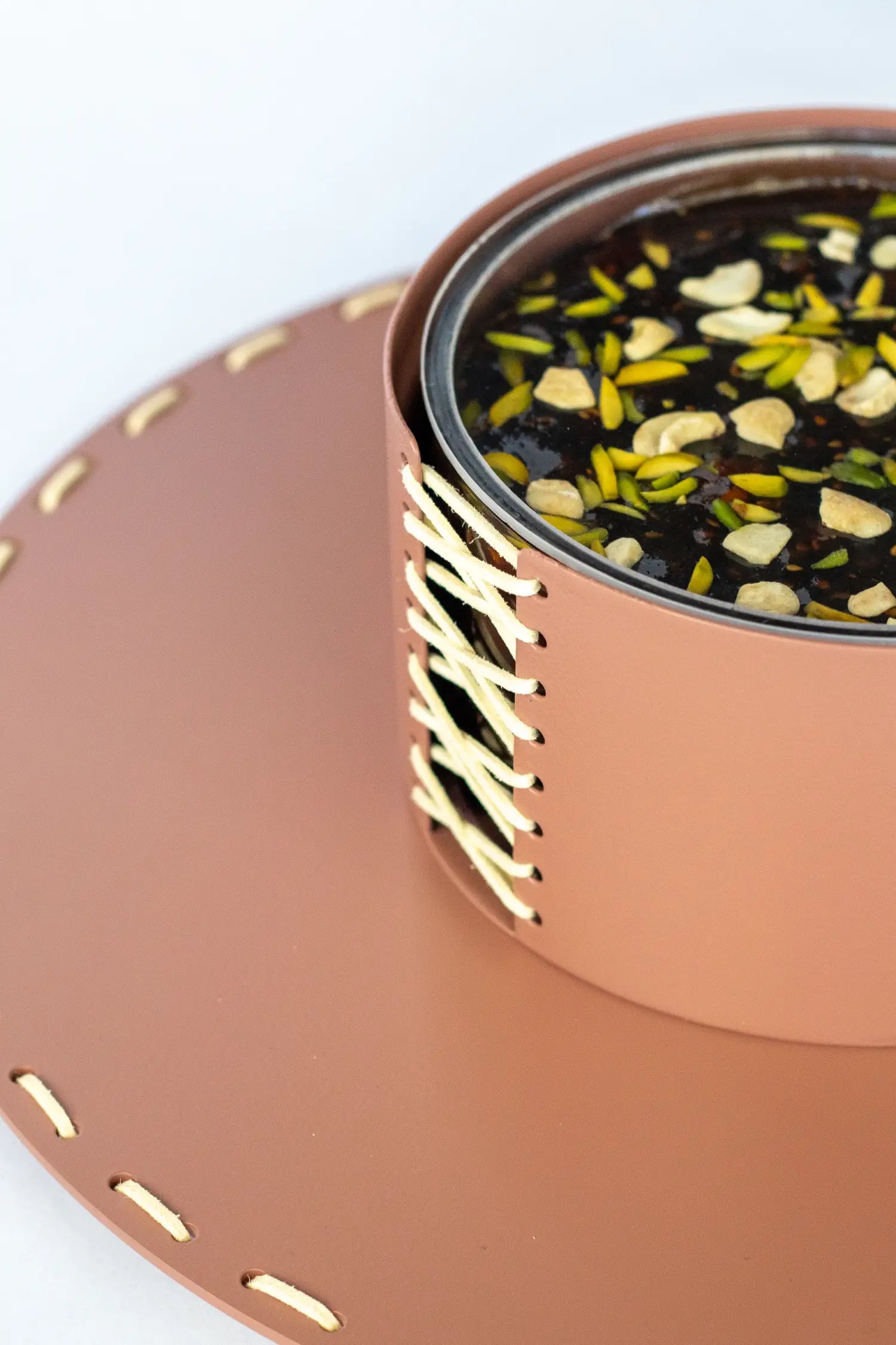 Stitched Tray w/ Halwa
