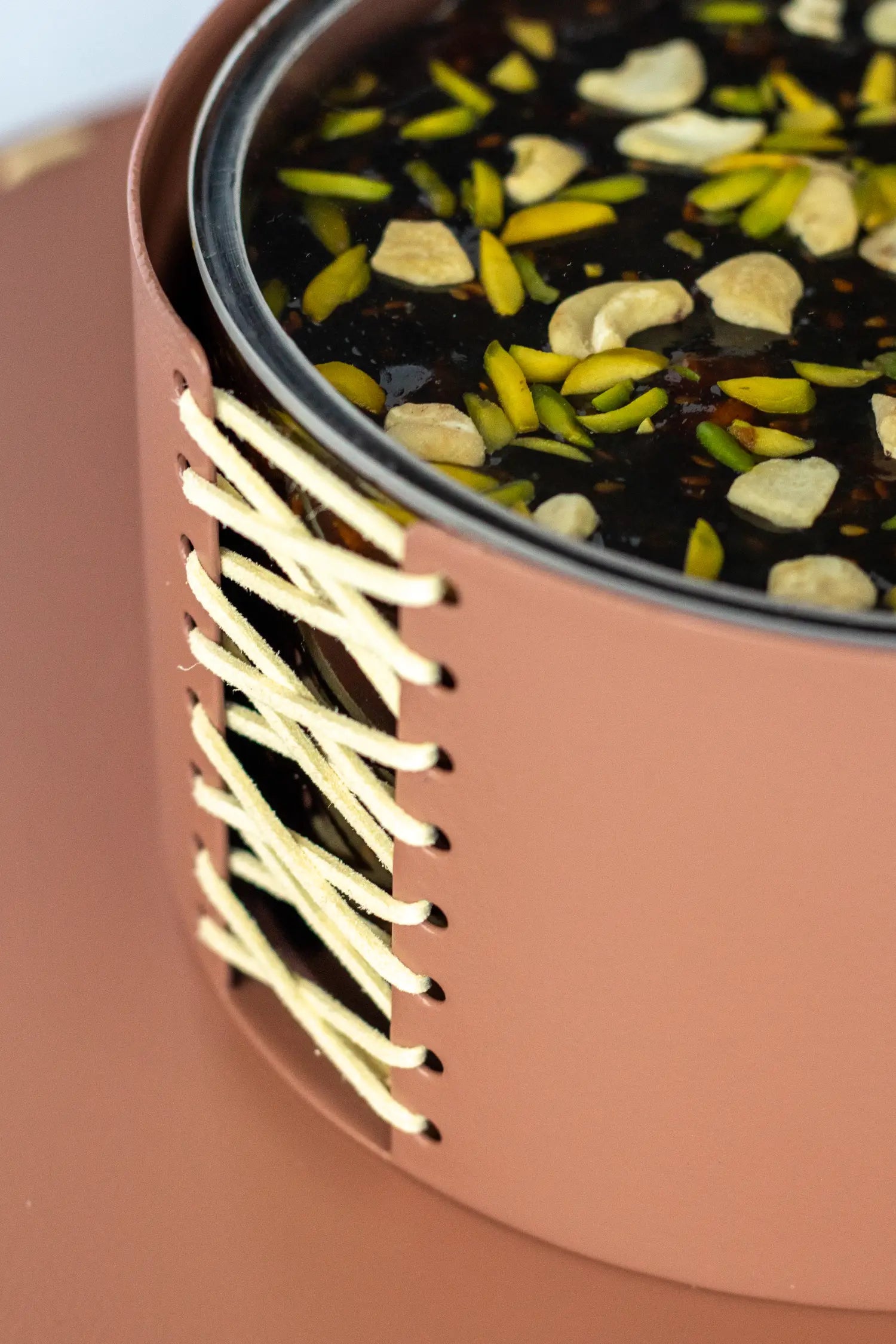 Stitched Tray w/ Halwa