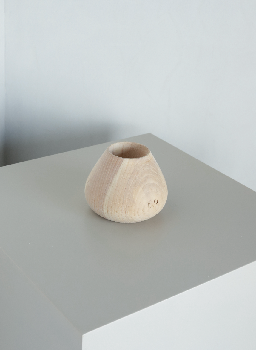 Wooden Medium Vase