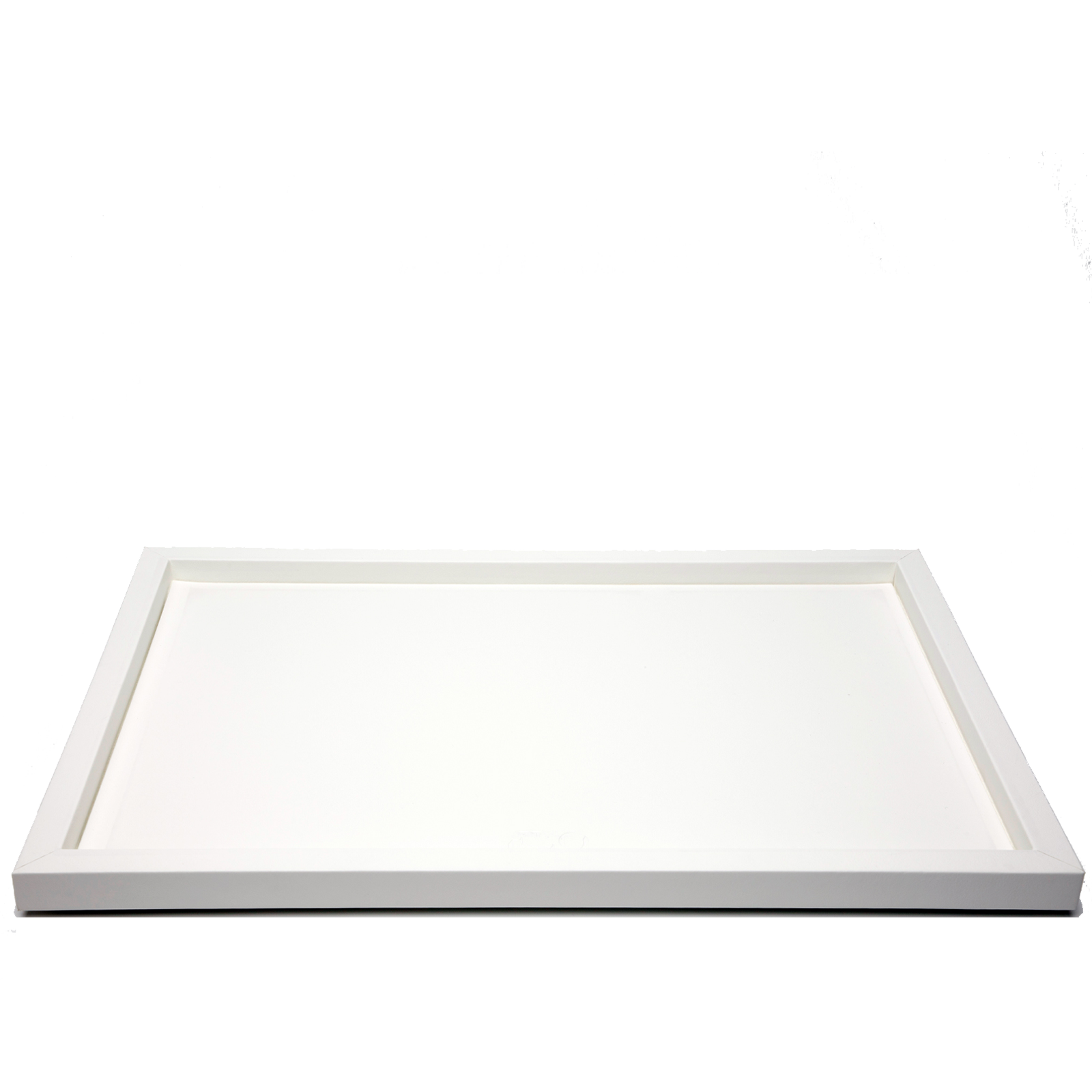 WHITE LEATHER TRAY